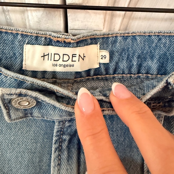 NWT HIDDEN Nori Wide Leg Cargo Jeans, Sz 29 - Picture 3 of 8